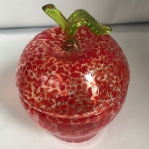 Hand Blown glass Apple Romania